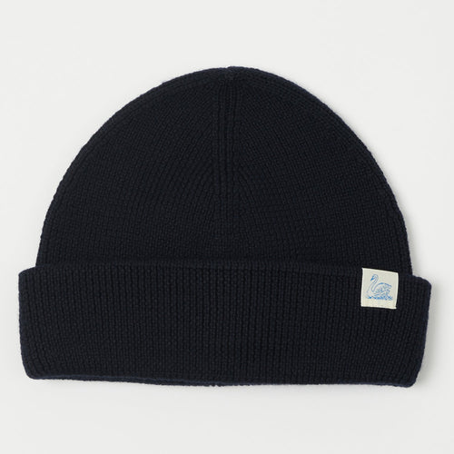 Merz b. Schwanen 'Good Basics' Classic Wool Beanie - Dark Navy