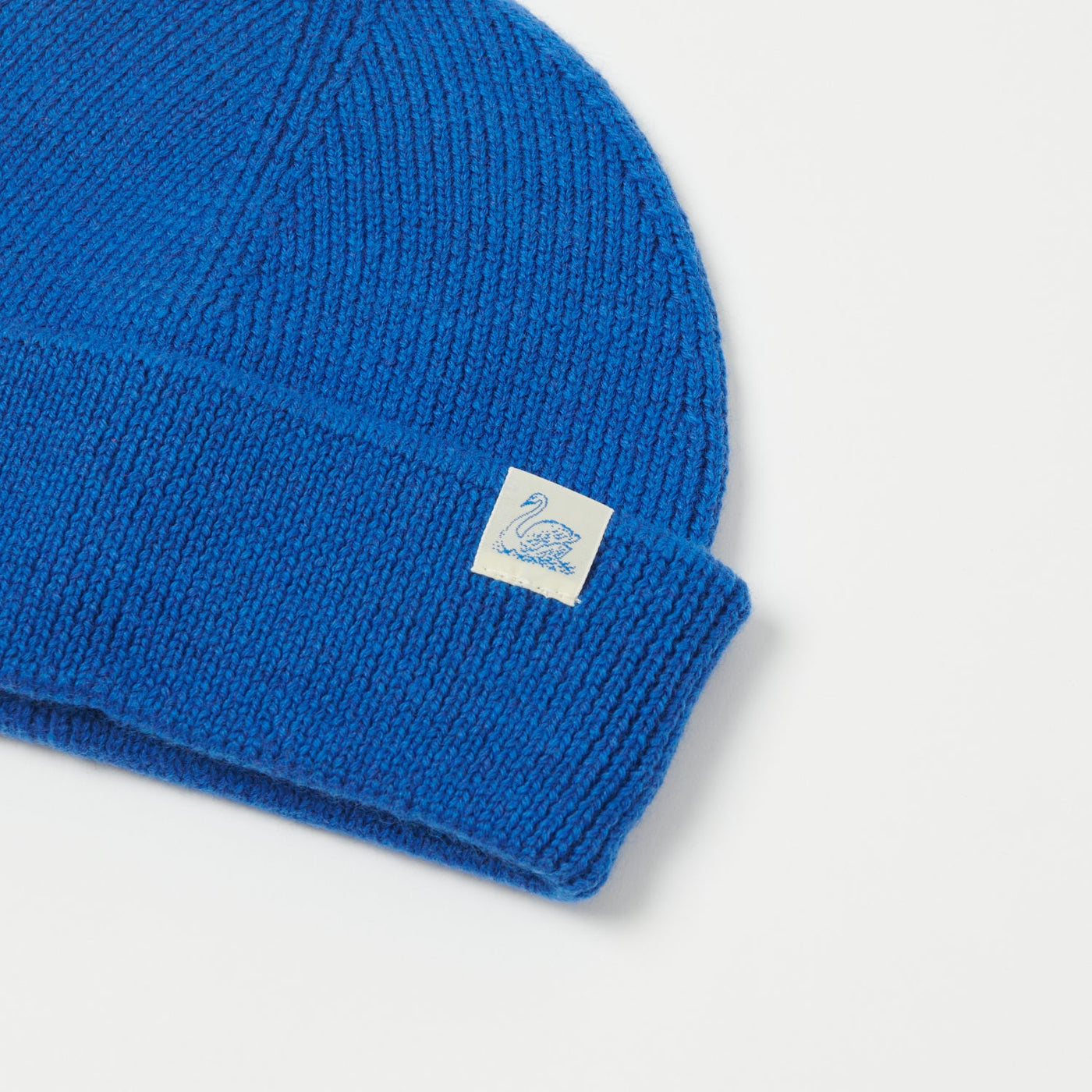 Merz b. Schwanen 'Good Basics' Classic Wool Beanie - Swan Blue