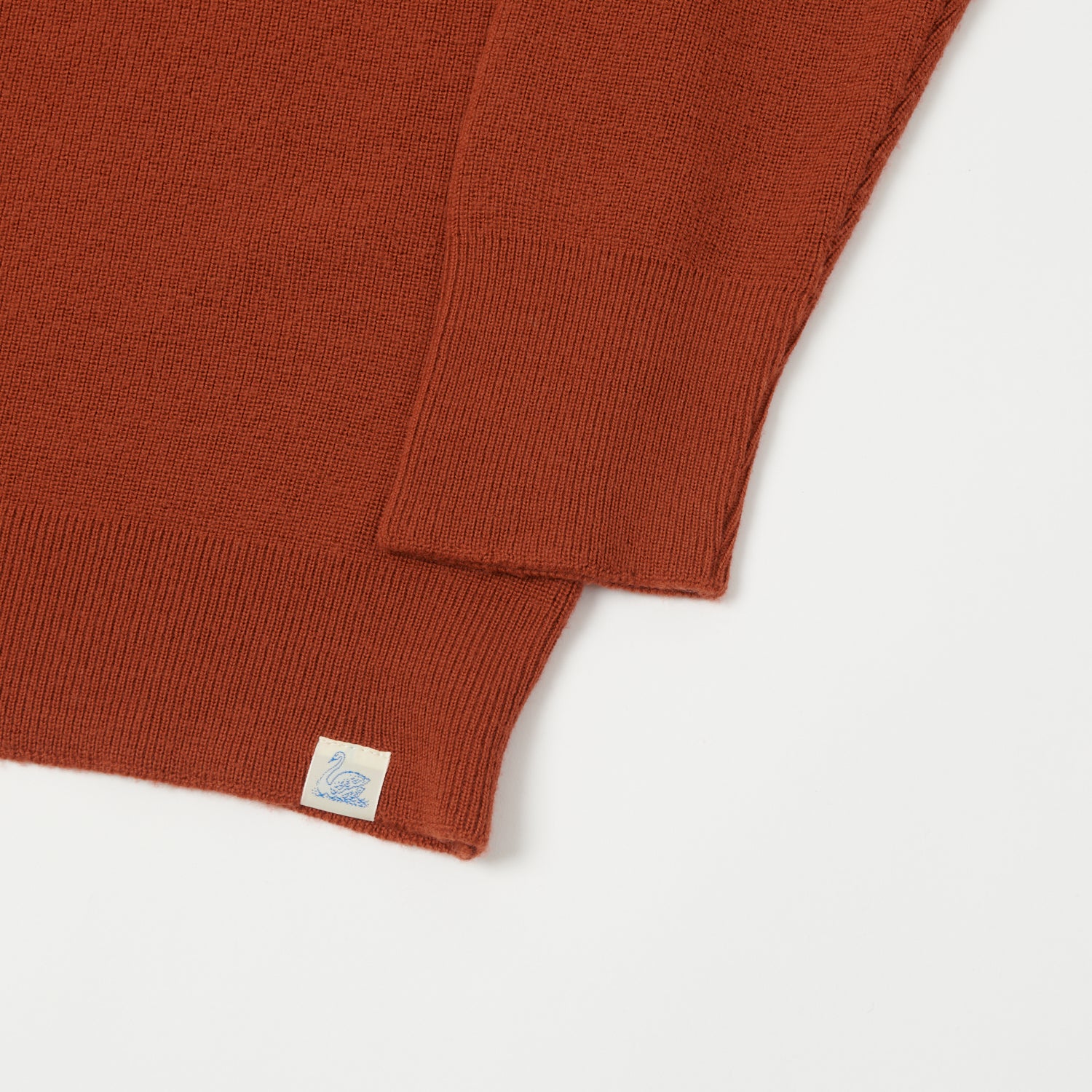 Merz b. Schwanen 'Good Basics' Ribbed Merino Wool Pullover - Clay