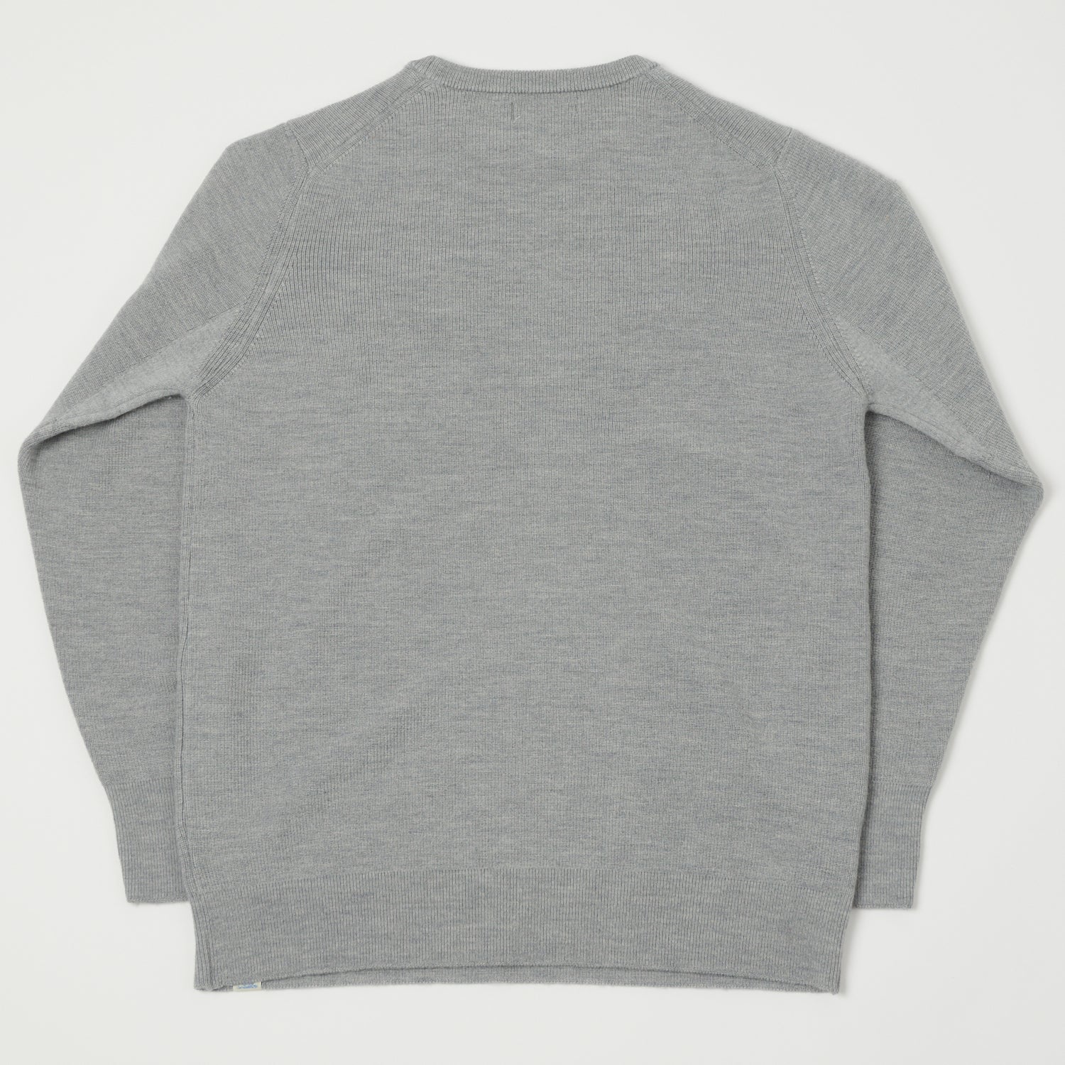 Merz b. Schwanen 'Good Basics' Ribbed Merino Wool Pullover - Grey Mel