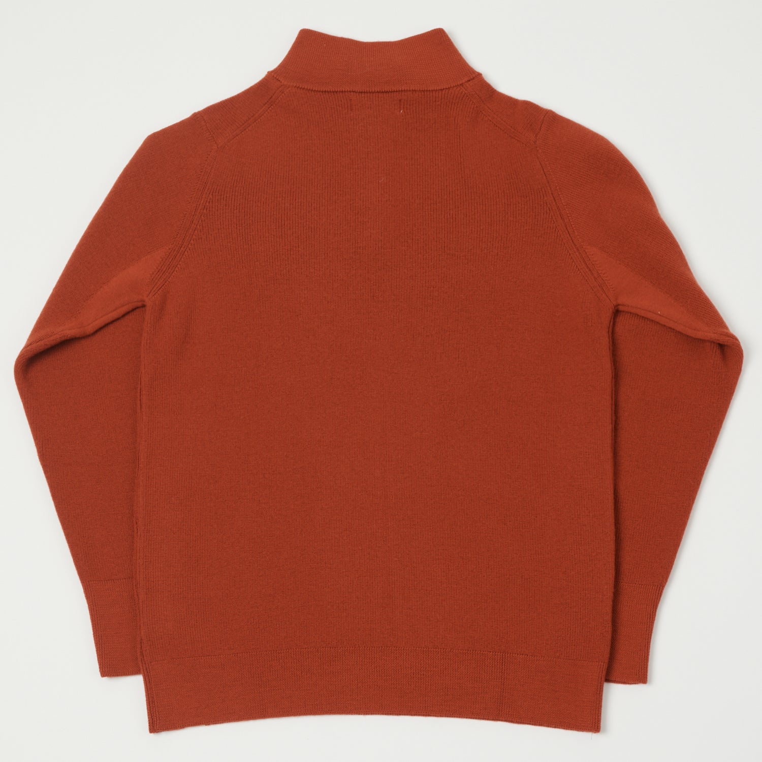 Merz b. Schwanen 'Good Basics' Merino Wool Quarter Zip Pullover - Clay