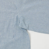 Merz b. Schwanen PJKT01 Genderless Pyjama Top - Denim Blue/Natural