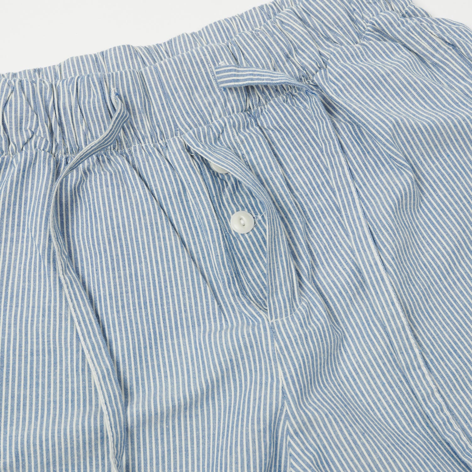 Merz b. Schwanen 'Good Basics' Pyjama Pants - Denim Blue/Natural