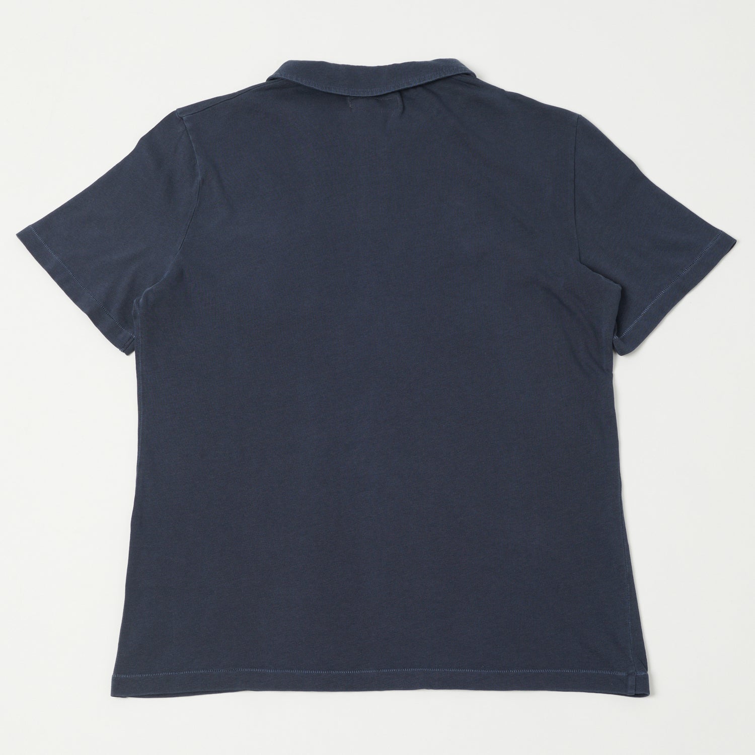 Merz b. Schwanen 'Good Basics' Polo Shirt - Denim Blue