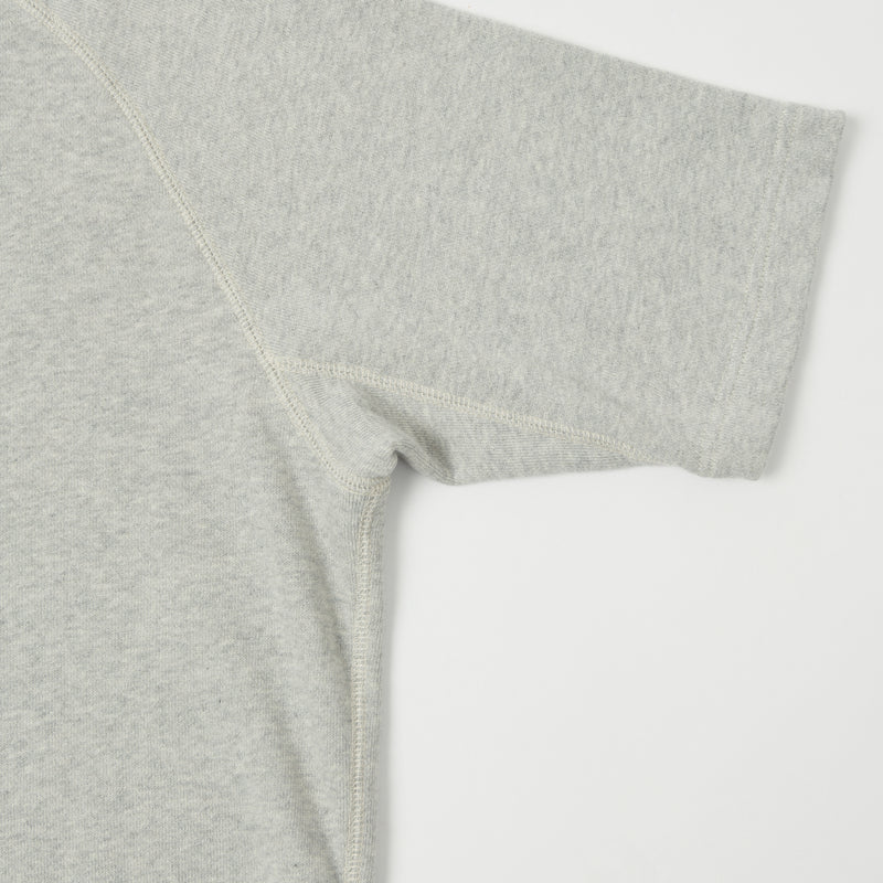 Merz b. Schwanen RGSW02 Short Sleeve Sweatshirt - Heather Grey