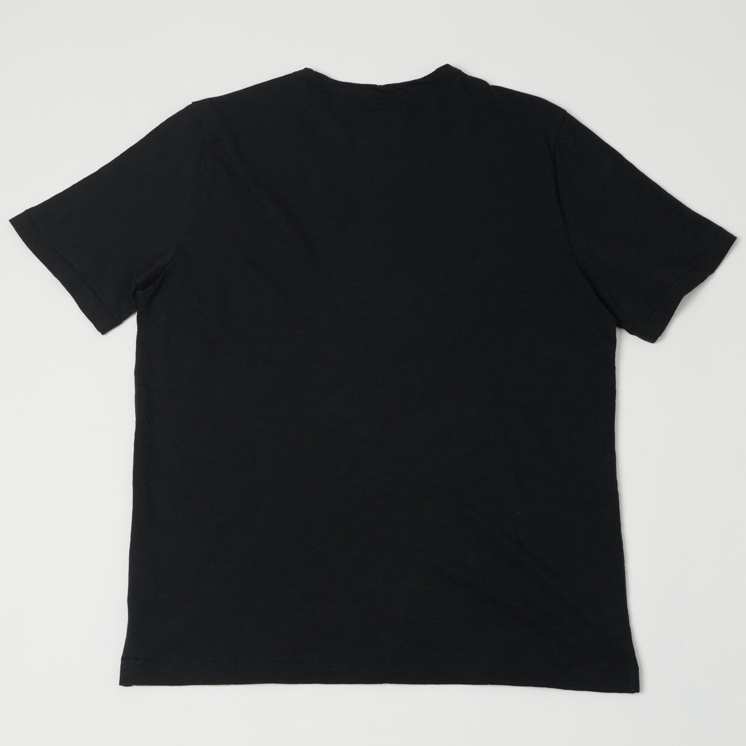 Merz b. Schwanen 'Good Basics' SCT04 Pima Slub Cotton Tee - Deep Black