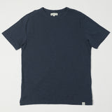 Merz b. Schwanen SCT04 Pima Slub Cotton Tee - Denim Blue