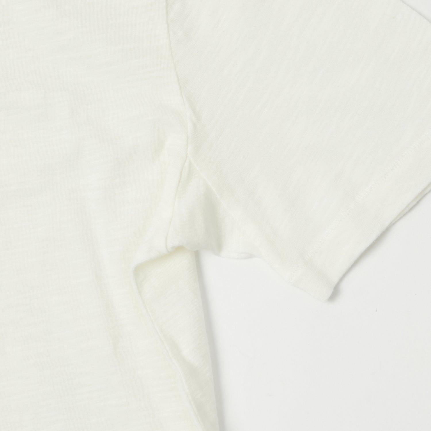 Merz b. Schwanen 'Good Basics' SCT04 Pima Slub Cotton Tee - White