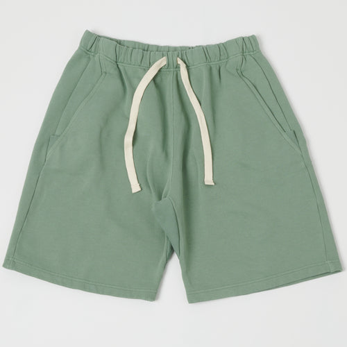 Merz b. Schwanen 'Good Basics' Relaxed Sweatshort - Light Army