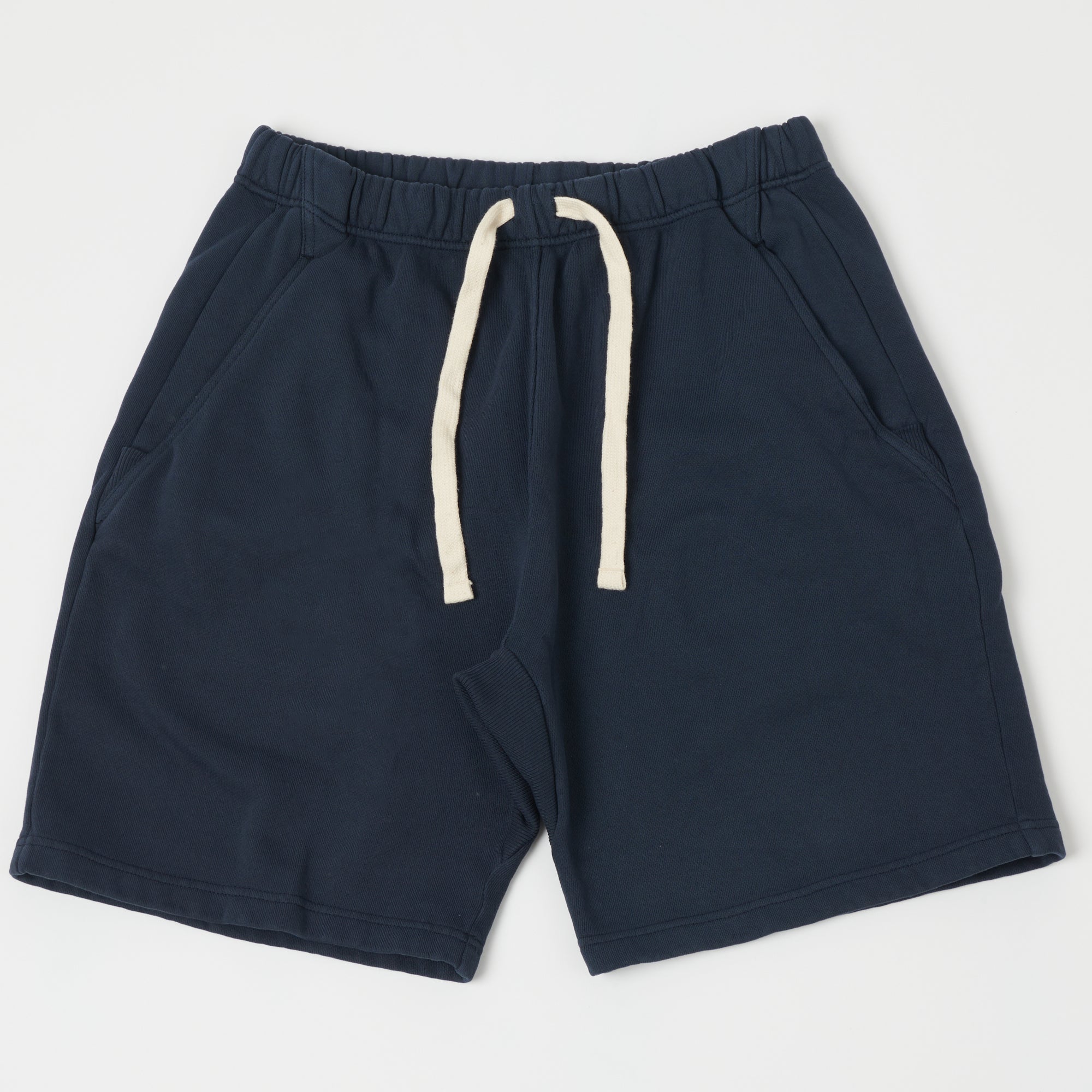 Merz b. Schwanen 'Good Basics' Relaxed Sweatshort - Denim Blue