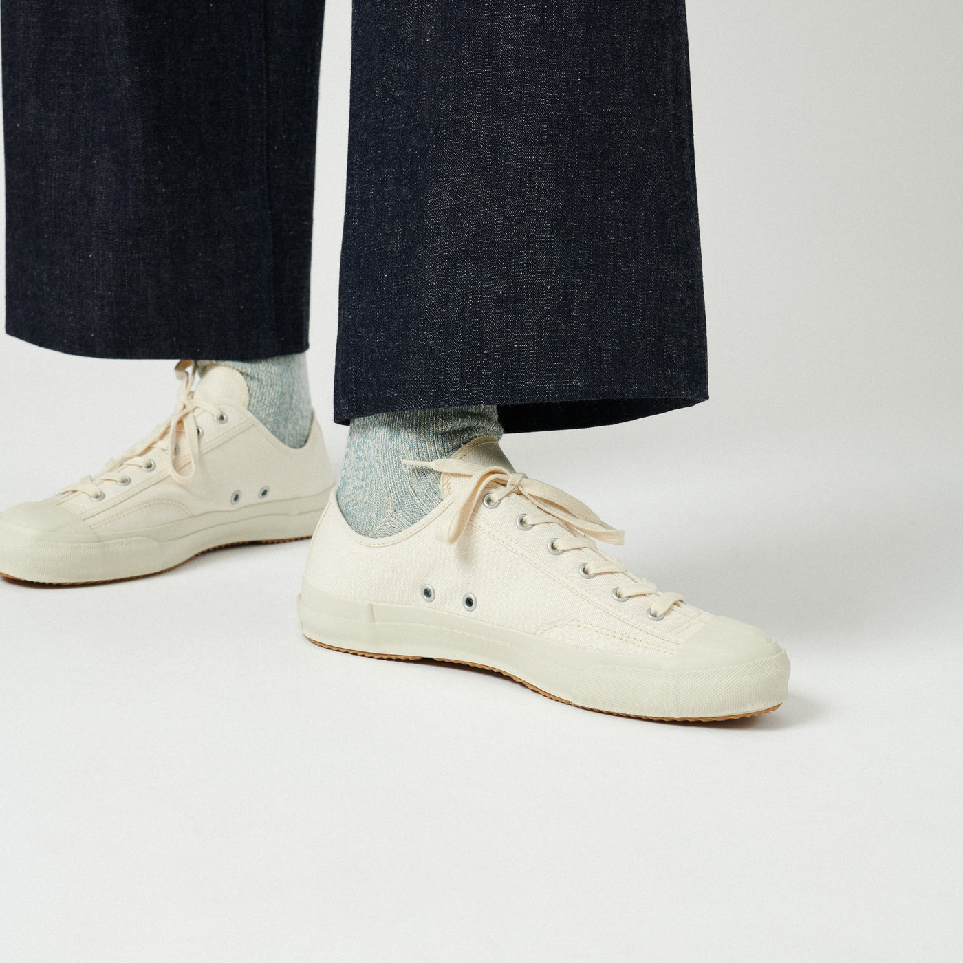 Moonstar 'Gym Classic' Rubber Sole Canvas Sneaker - White