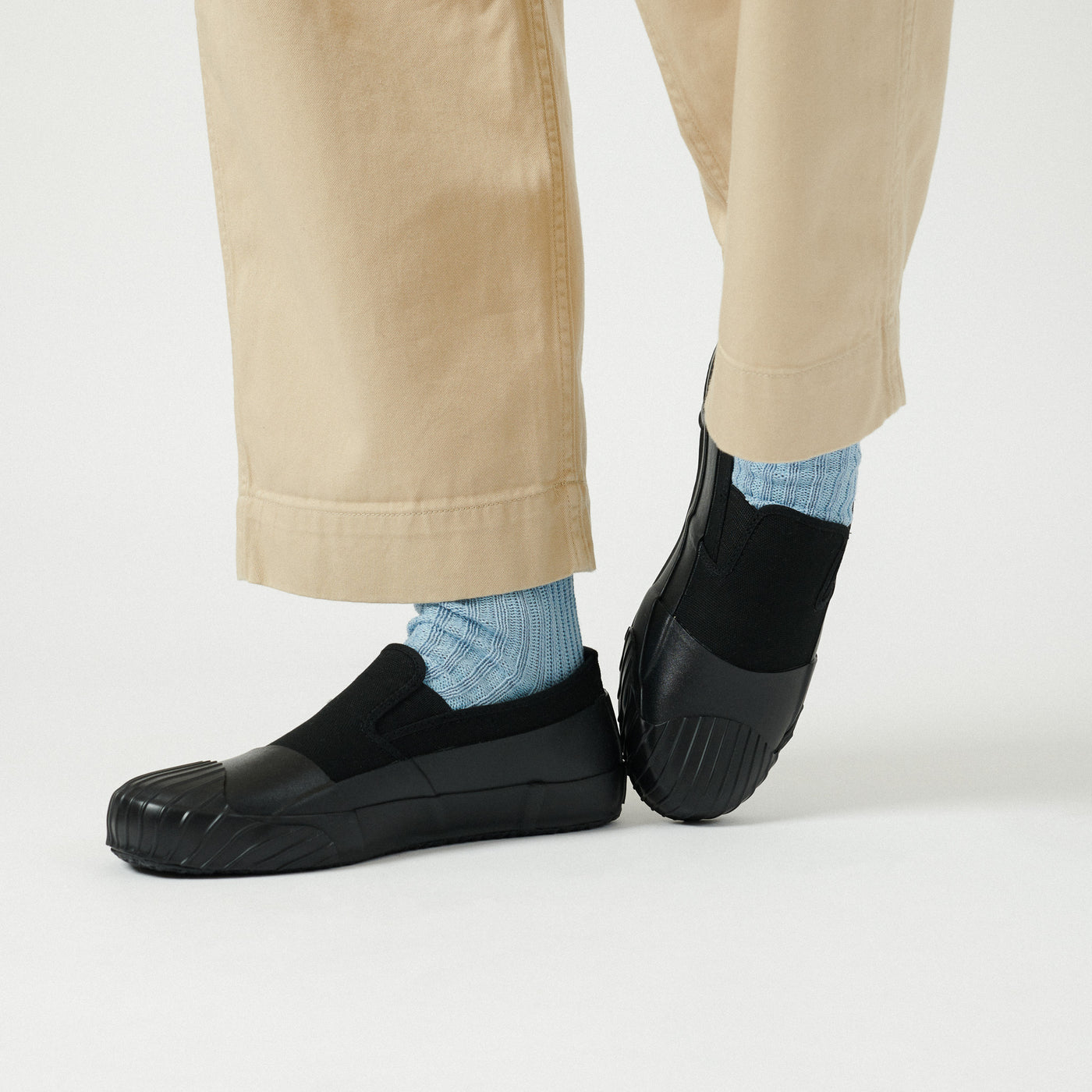 Moonstar 'Alweather' Slip-On Duck Shoe - Black