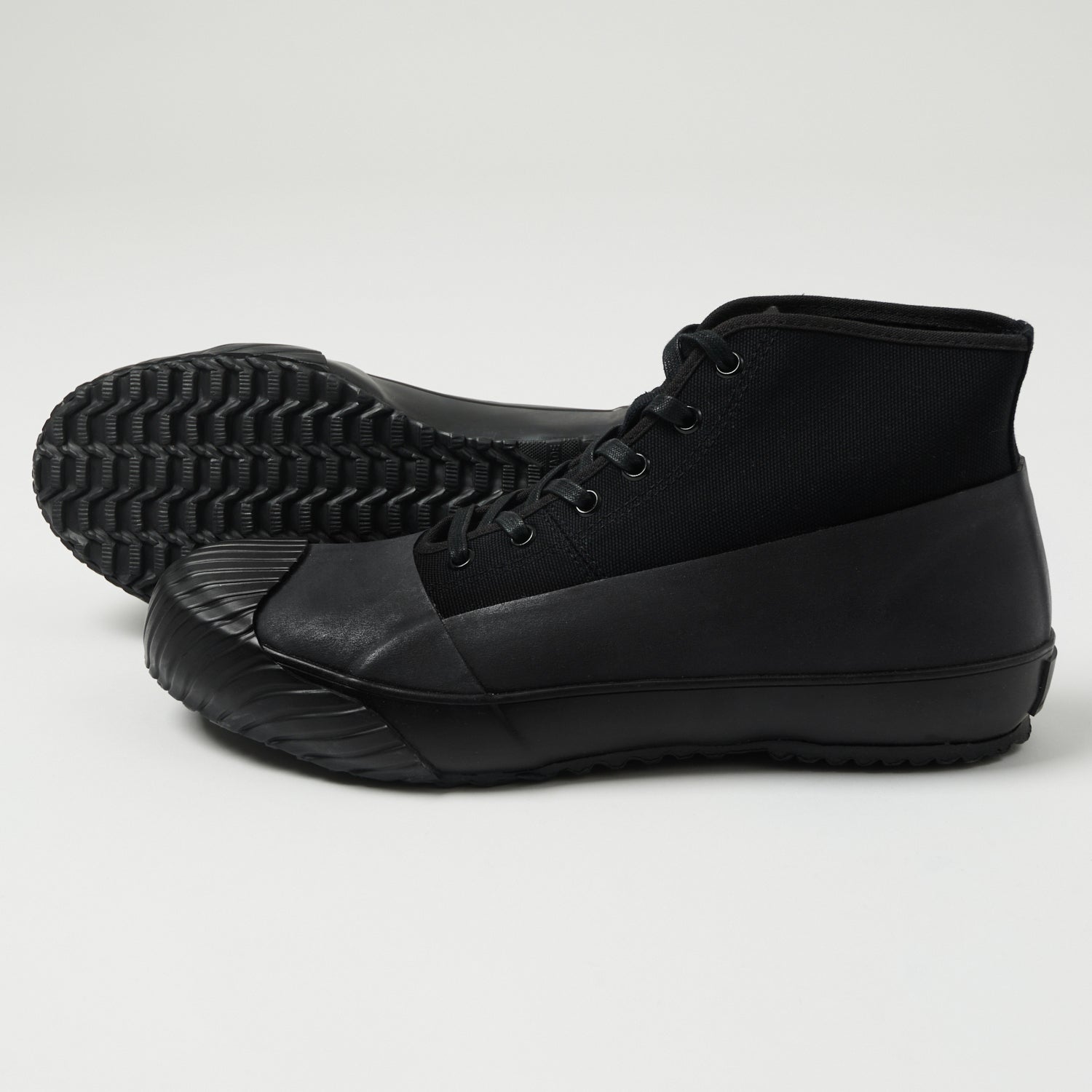 Moonstar 'Alweather' Rubber Covered Hi-Top Sneaker - Black