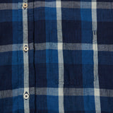 OmniGod 56-134X Check Shirt Indigo Dyed