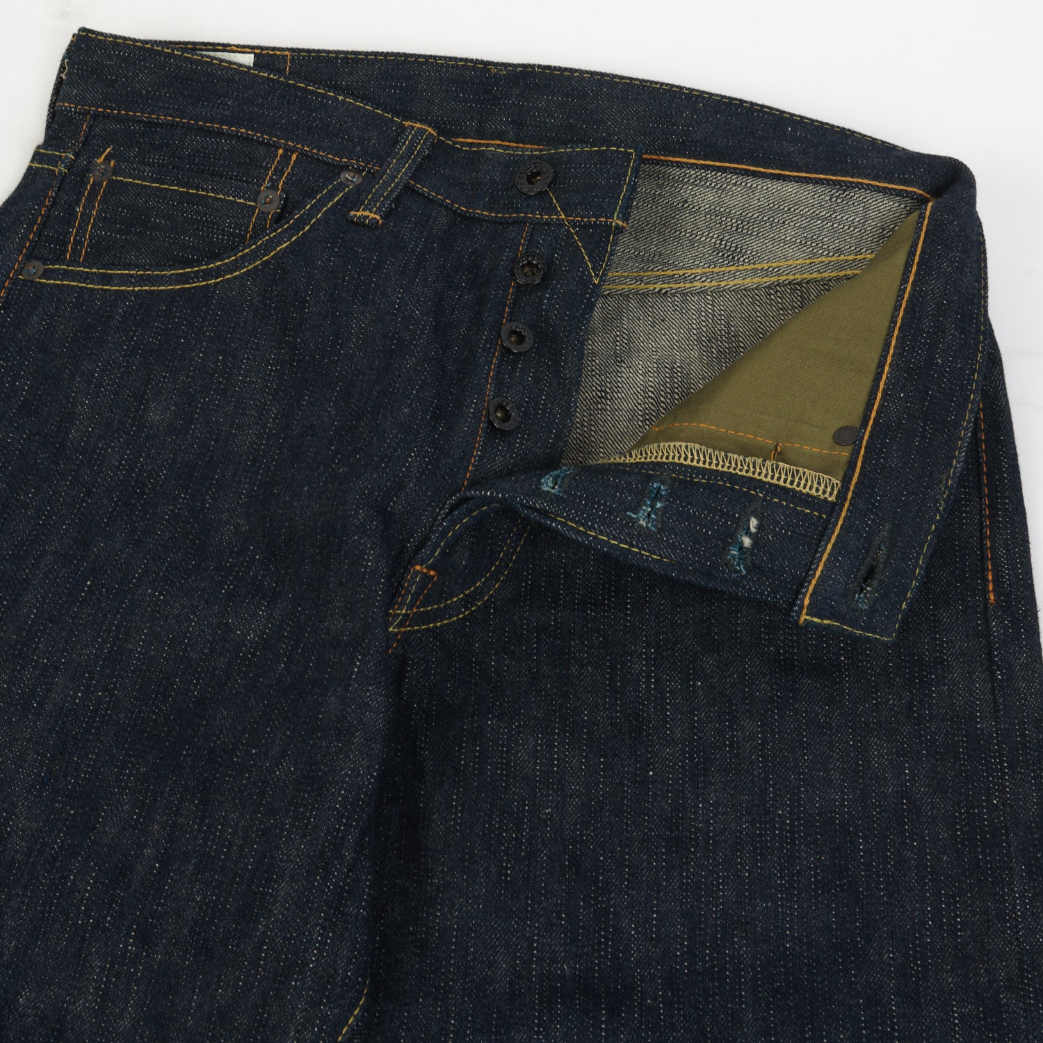 ONI Denim 299 Green Cast Kihannen 16oz Loose Straight Jean - Raw