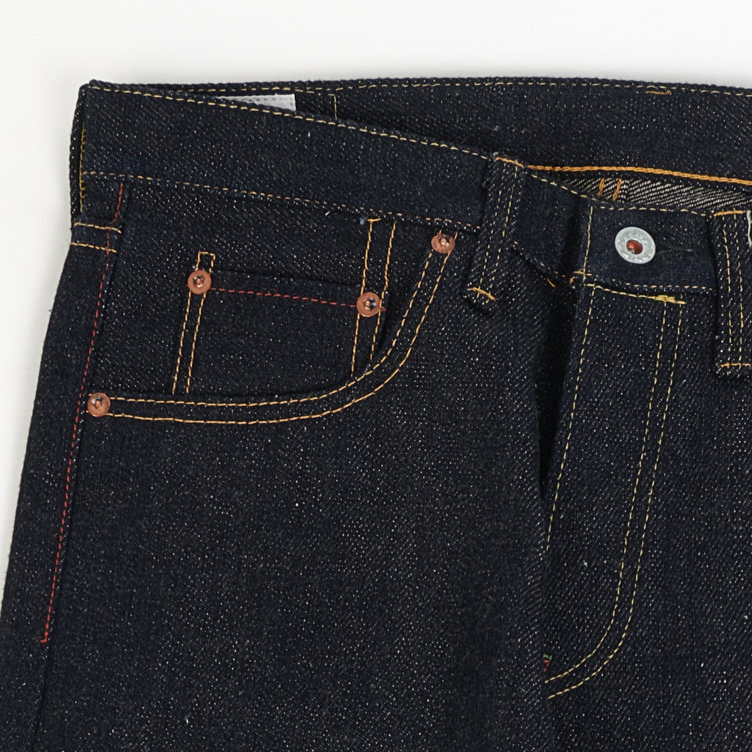 ONI Denim 546 22oz Natural Indigo Slim Straight Jeans - Raw