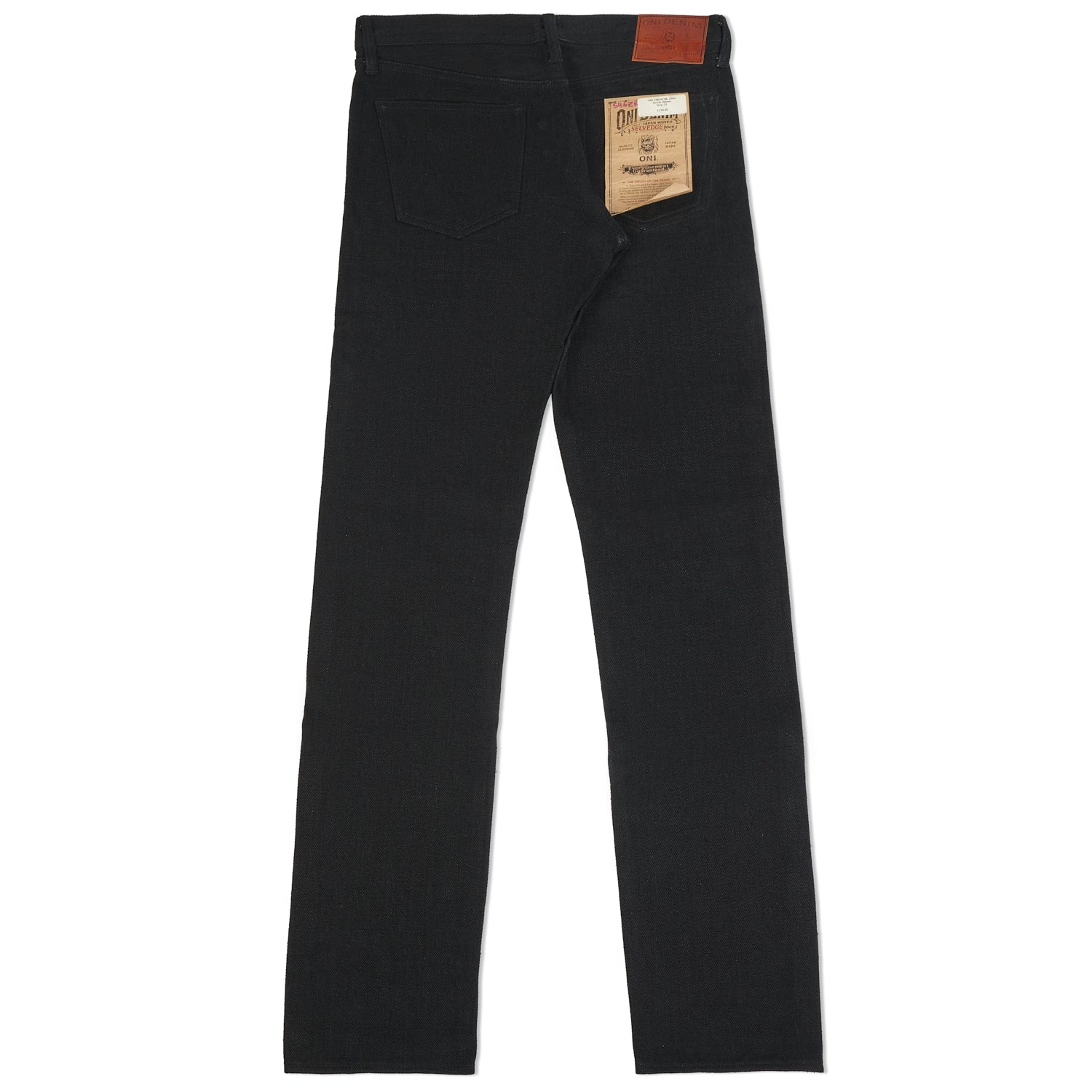 ONI Denim 546ZR-BK Secret Denim Regular Tapered Jean - Raw