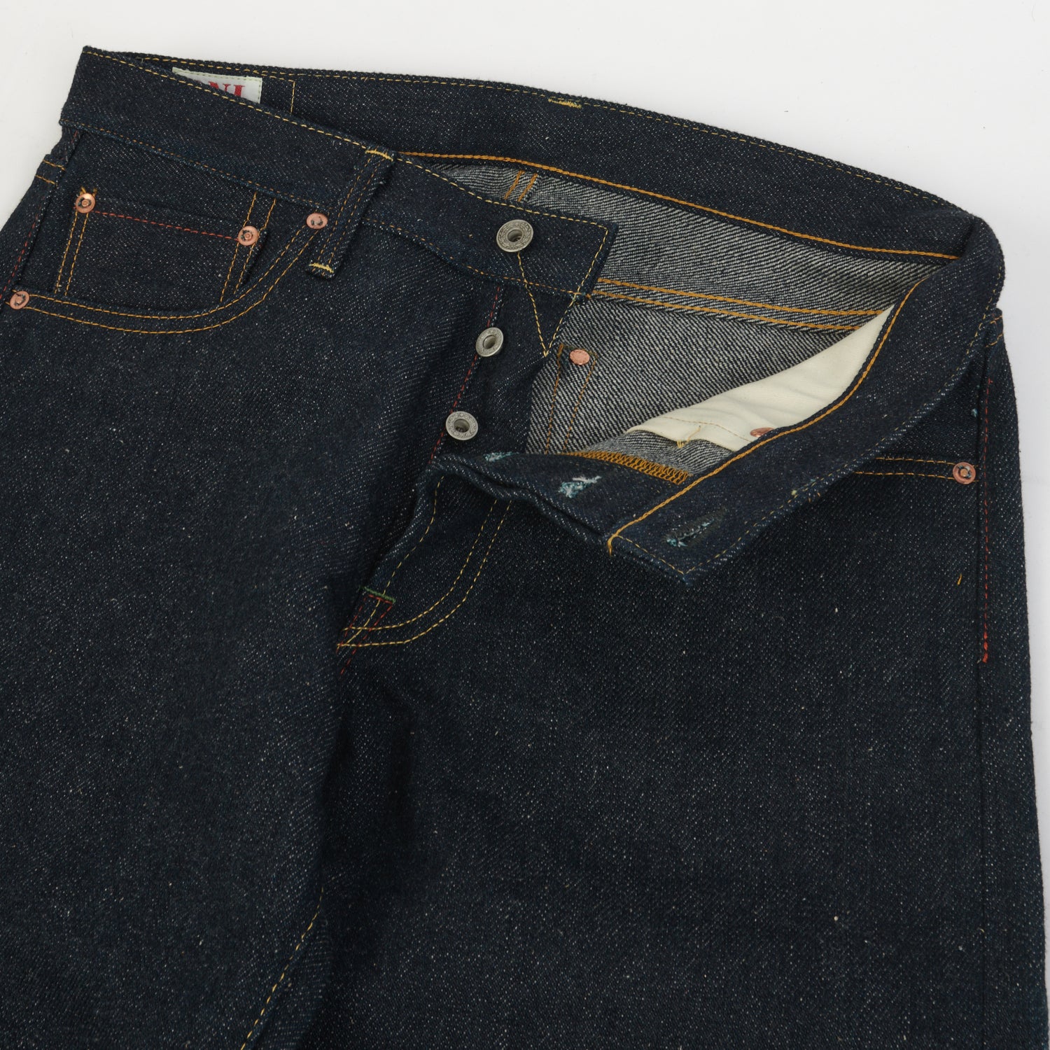 ONI Denim 575DGC Deep Green Cast 20oz Slim Straight Jean - Raw