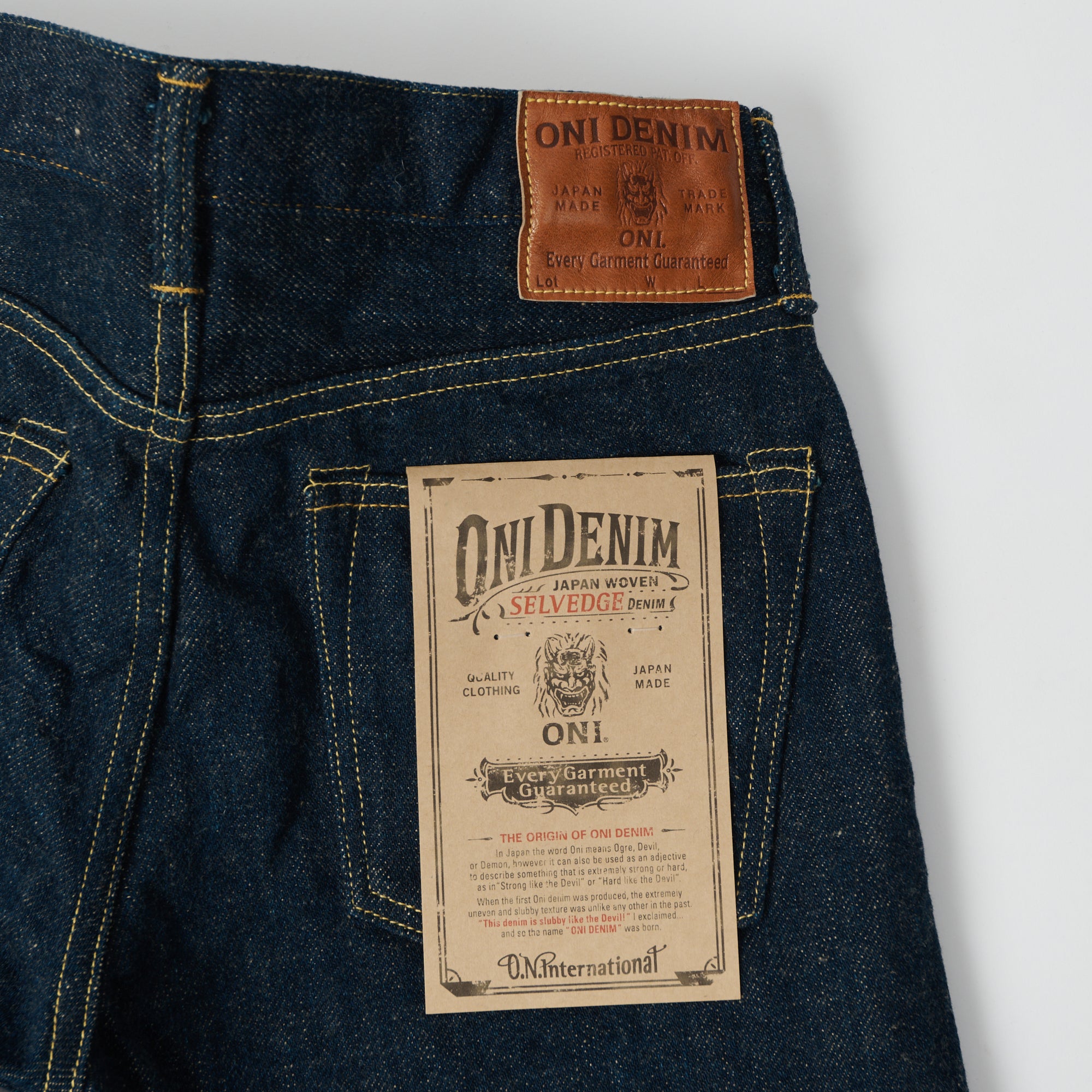 ONI Denim 546ZR 20oz 'Secret Denim' Slim Tapered Jean - One Wash