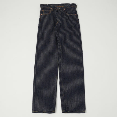 ONI Denim 022-HJS 12oz Drop Needle Wide Straight Jean - One Wash