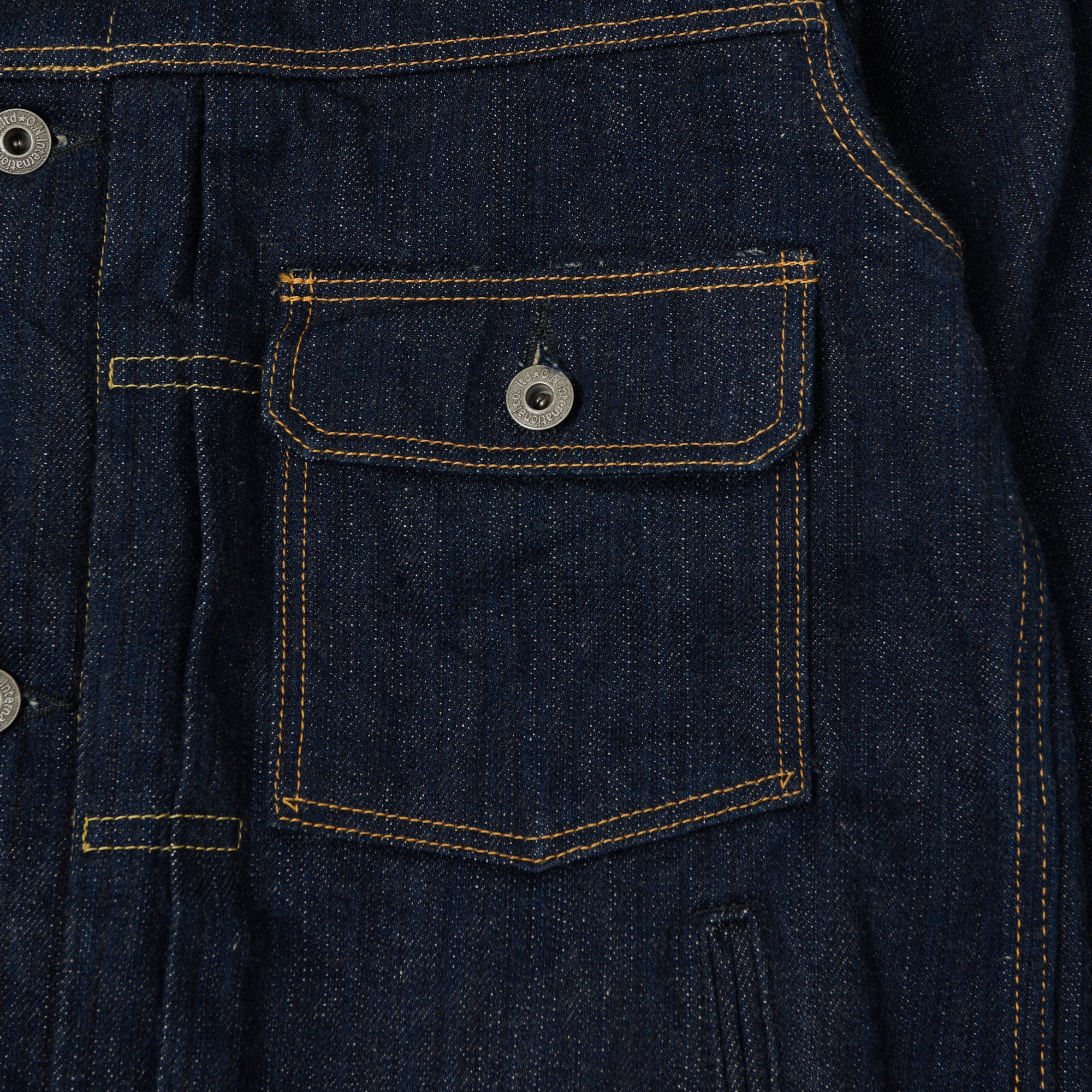 ONI Denim 02506P-SHM 'Kiwami' Semi Hand Made 16oz Type II Denim Jacket - Rinsed