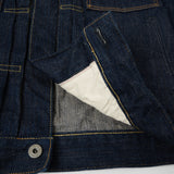ONI 02506P-SHM 'Kiwami' Semi Hand Made 16oz Type II Denim Jacket - Rinsed