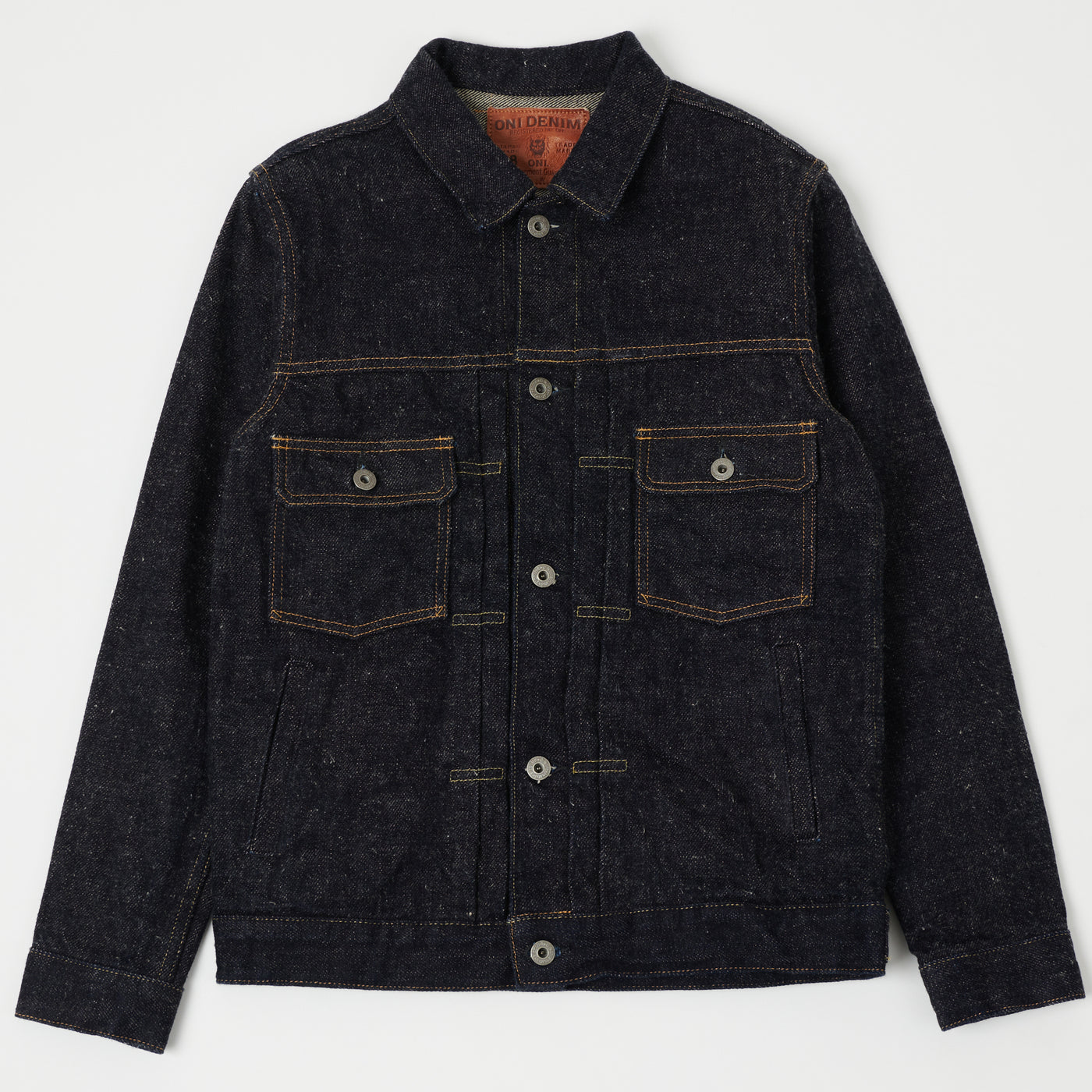 ONI Denim 02516P-DIZR 'Deep Indigo Secret Denim' 20oz. Type II Denim Jacket - Rinsed