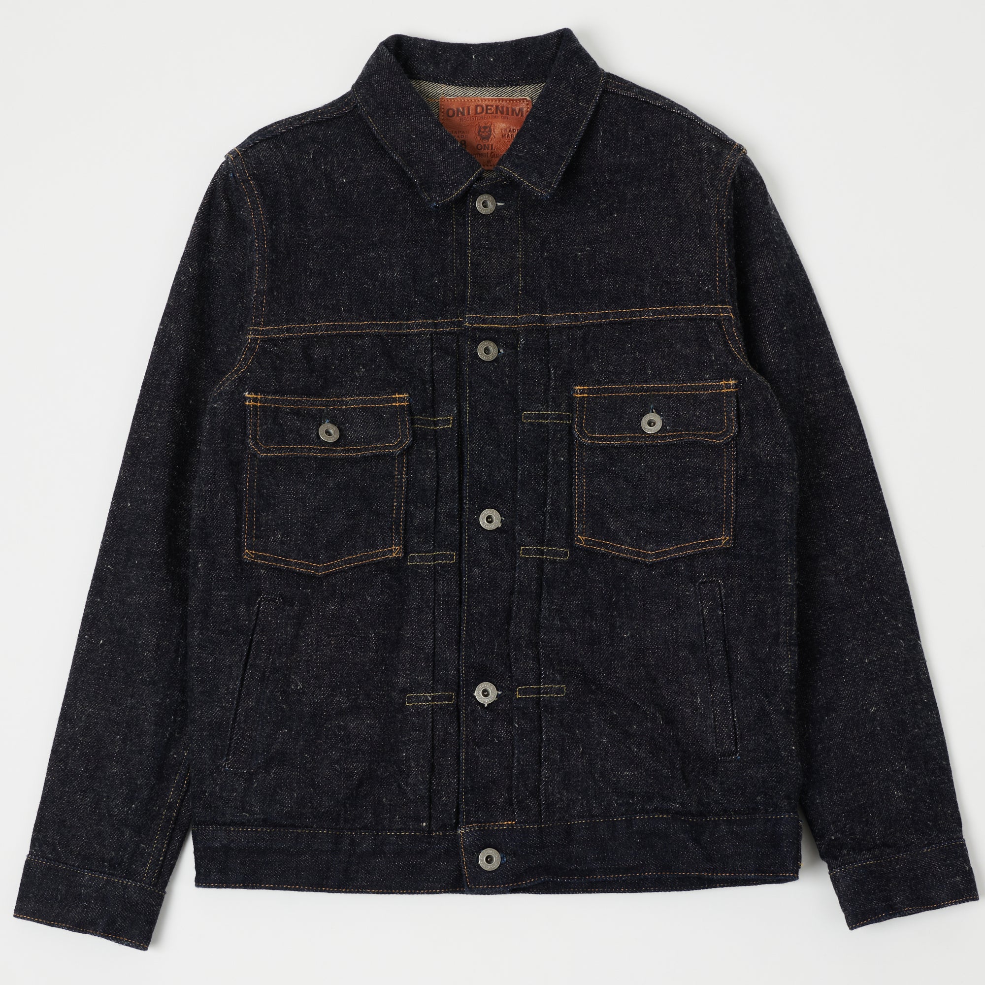 ONI Denim 02516P-DIZR 'Deep Indigo Secret Denim' 20oz. Type II Denim Jacket - Rinsed