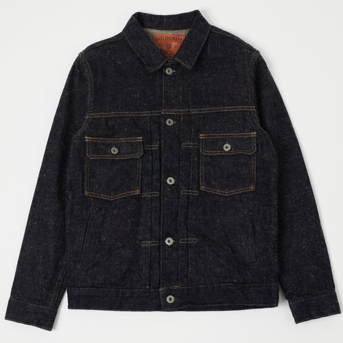 ONI Denim 02516P-DIZR 'Deep Indigo Secret Denim' 20oz. Type II Denim Jacket - Rinsed