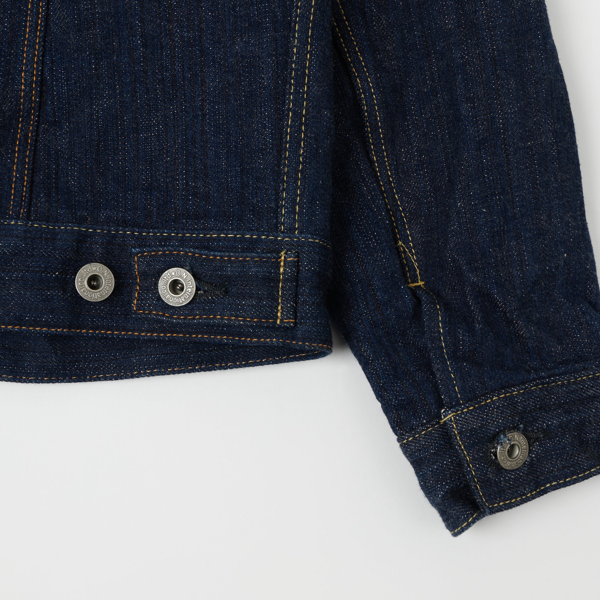 ONI Denim 02525P-SHM 'Kiwami' Semi Hand Made 16oz Type III Denim Jacket - Rinsed