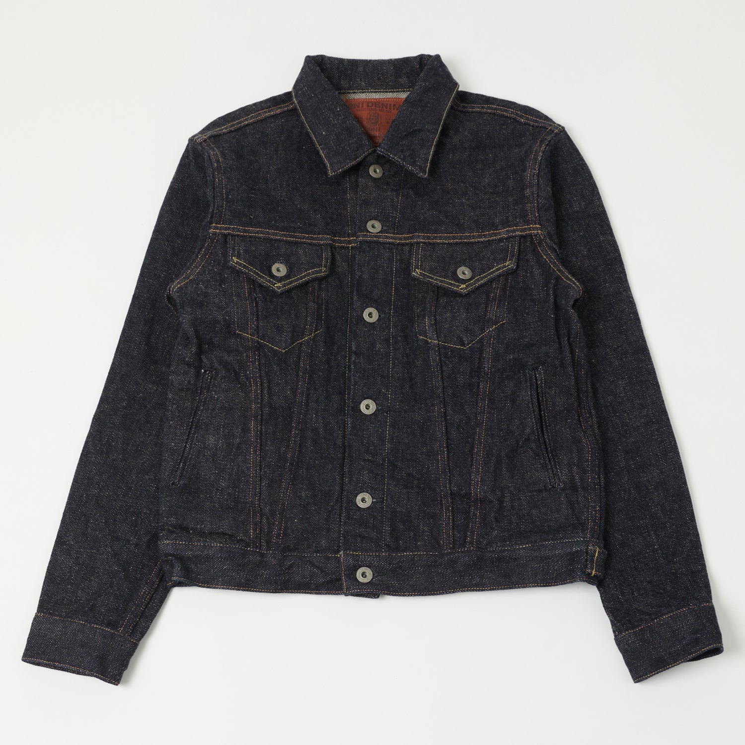 ONI Denim 02527P-DIZR 20oz 'Dark Indigo 'Secret Denim' Type-III Pocket Denim Jacket - One Wash