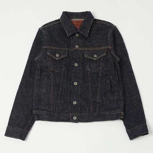 ONI Denim 02527P-DIZR 20oz 'Dark Indigo 'Secret Denim' Type-III Pocket Denim Jacket - One Wash