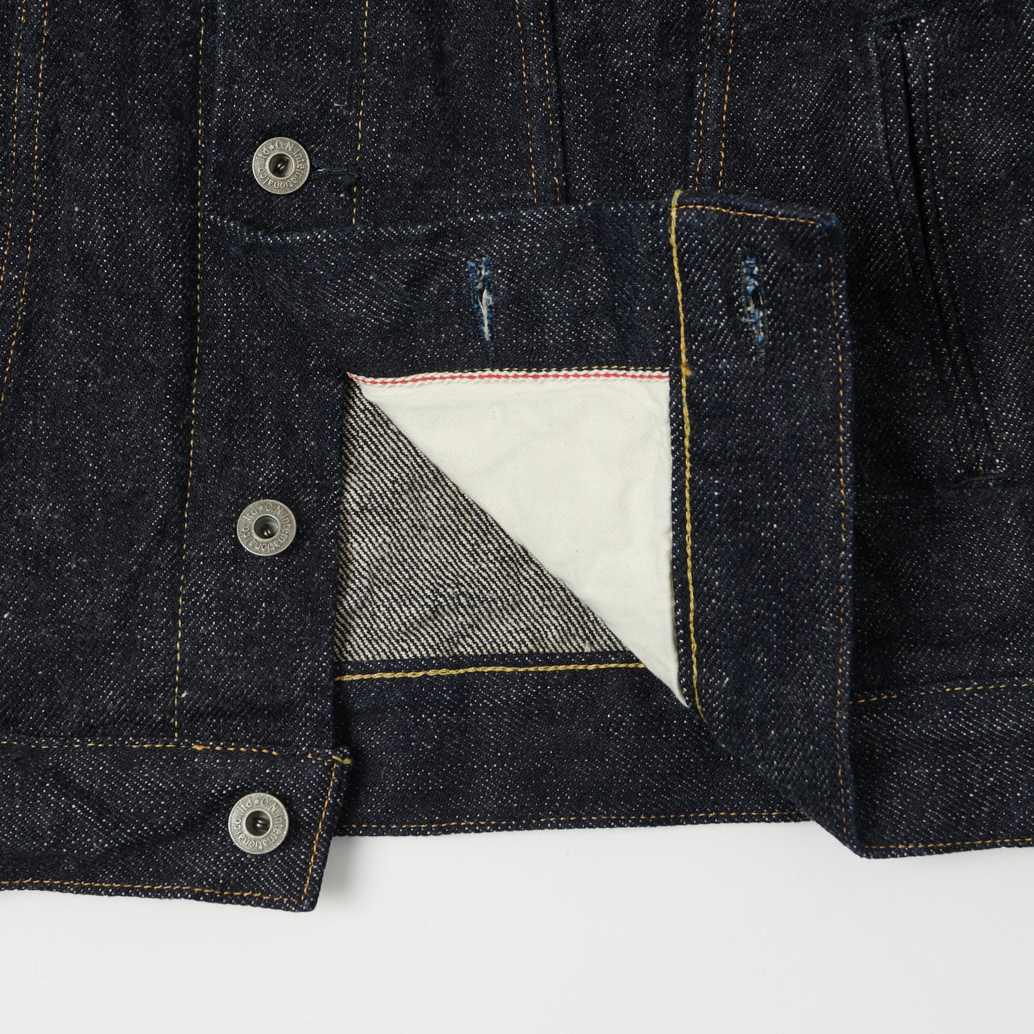 ONI Denim 02527P-DIZR 20oz 'Dark Indigo 'Secret Denim' Type-III Pocket Denim Jacket - One Wash