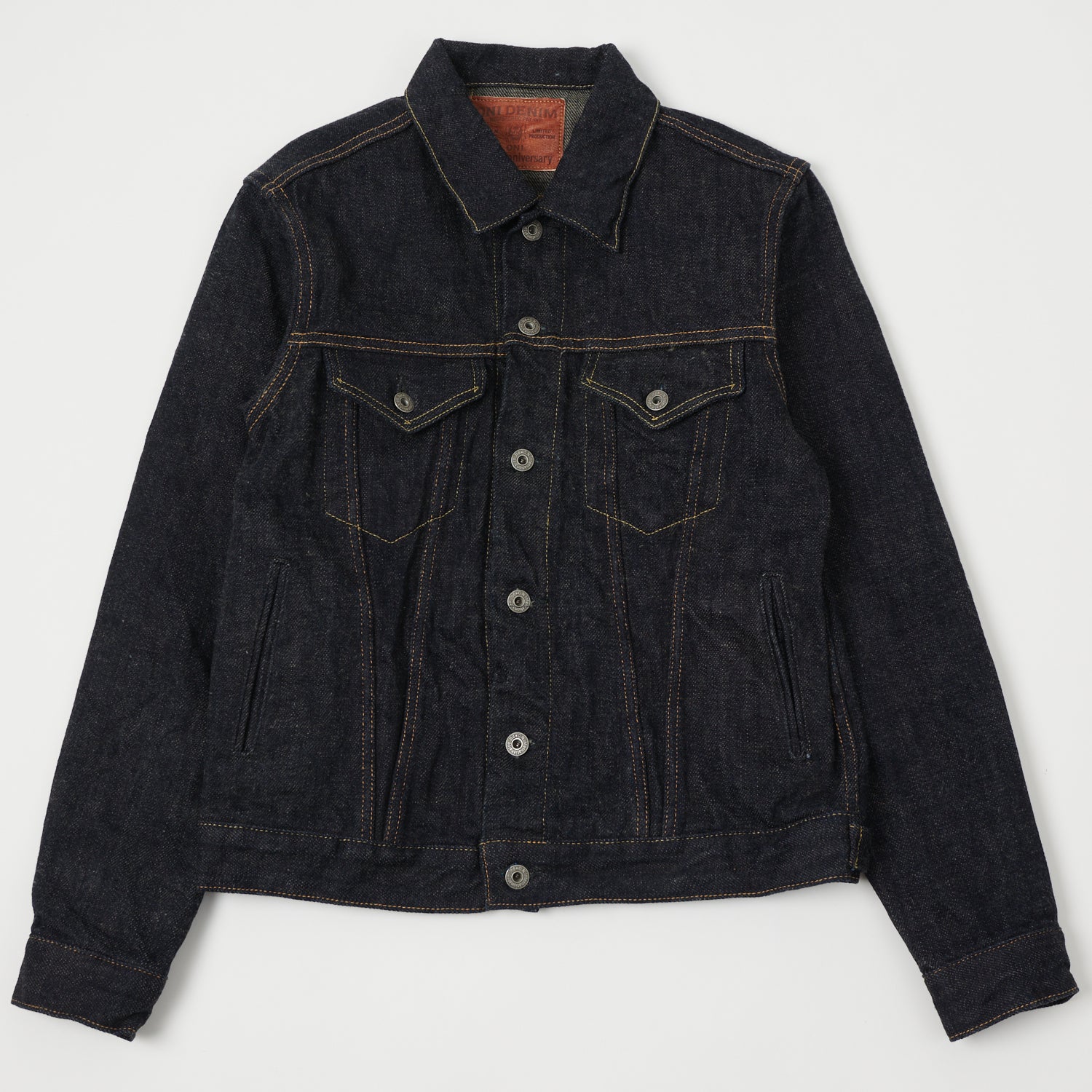 ONI Denim 02527P 20th Anniversary Blue Cast Type III Denim Jacket - Rinsed