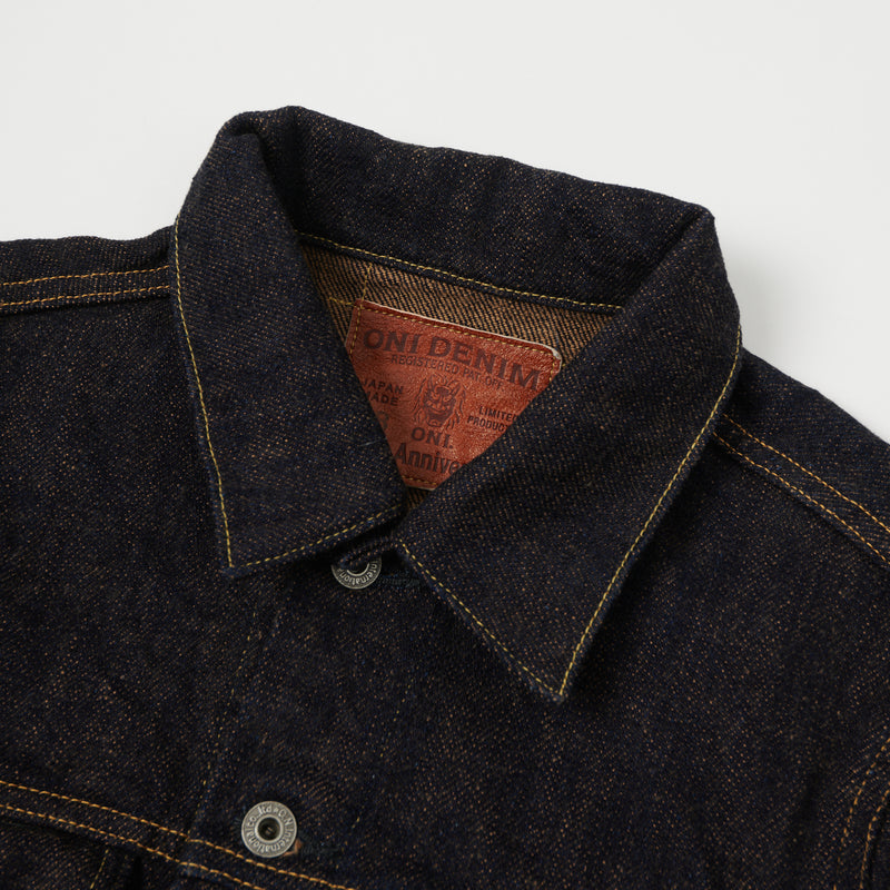 ONI 02527P 20th Anniversary Red Cast Type III Denim Jacket - Rinsed