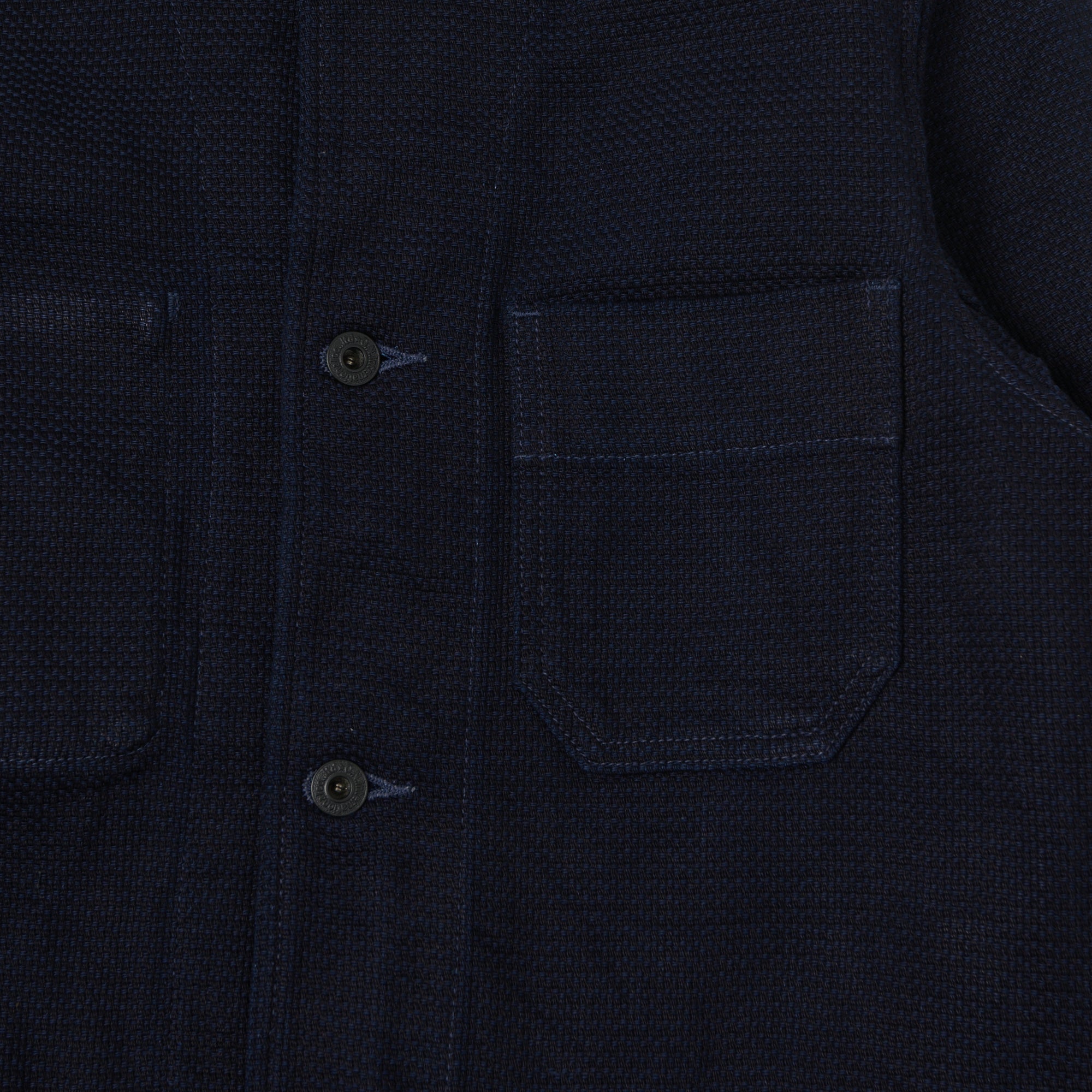 ONI Denim 03100-ID Sashiko Dobby Coverall Jacket - Indigo