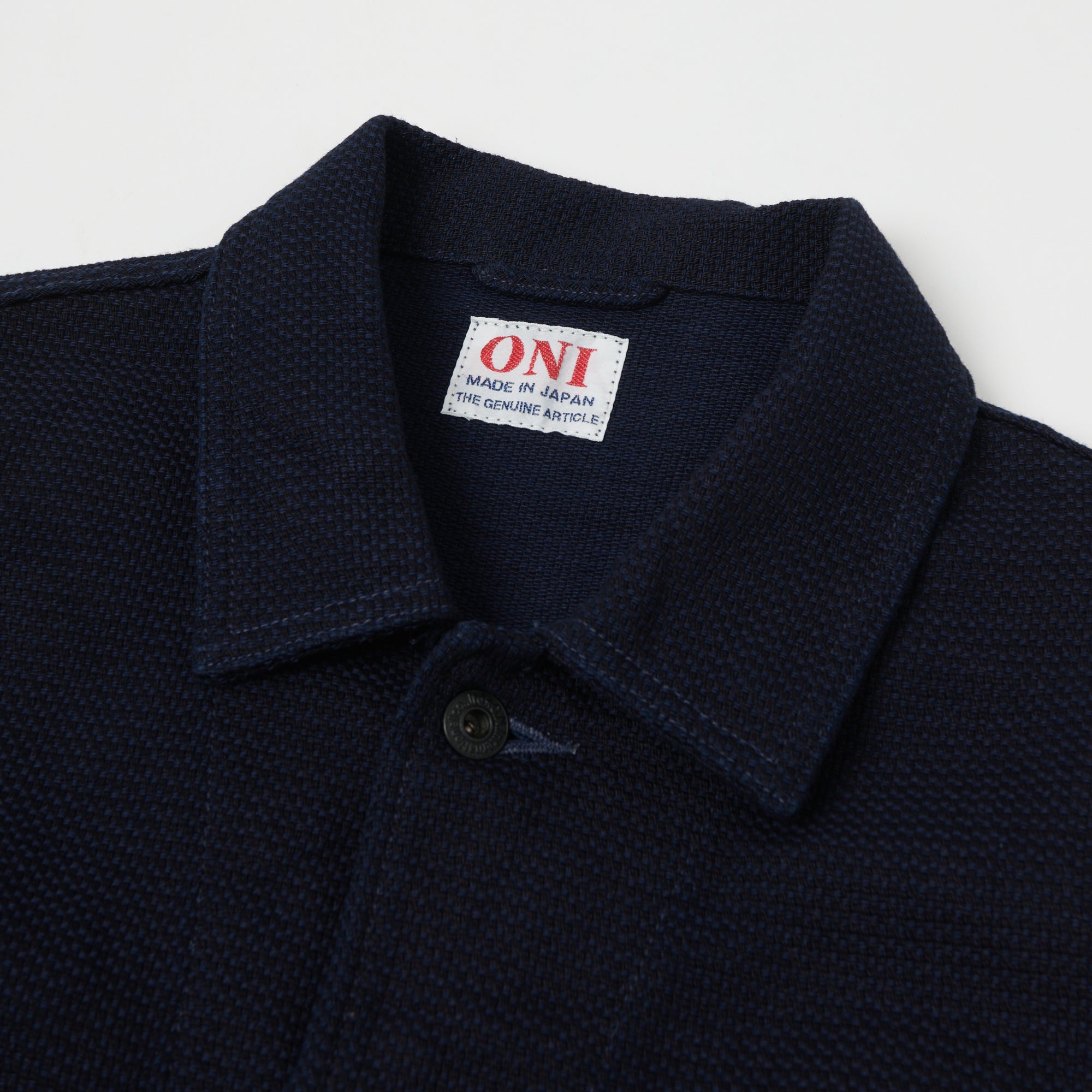 ONI Denim 03100-ID Sashiko Dobby Coverall Jacket - Indigo – SON OF
