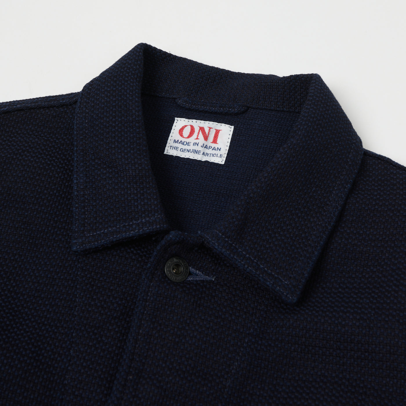 ONI Denim 03100-ID Sashiko Dobby Coverall Jacket - Indigo