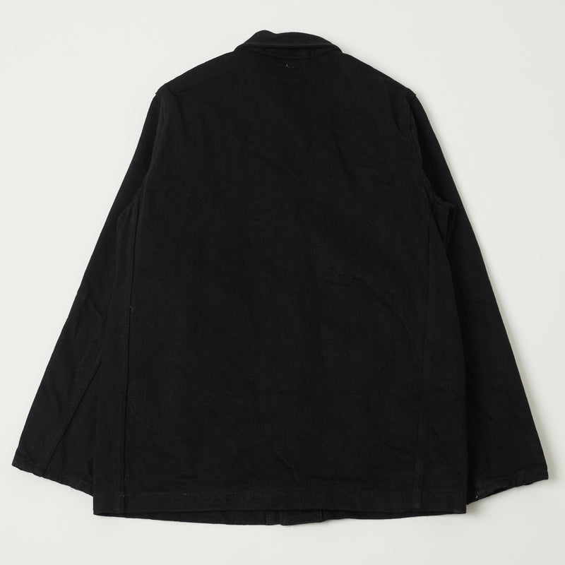 ONI 03502ZR-BKBK 'Secret Denim' Coverall Jacket - Rinsed - Black