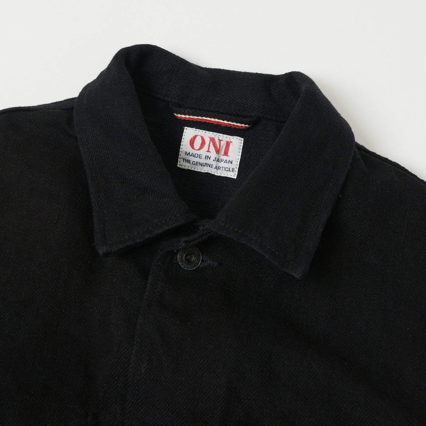 ONI Denim 03502ZR-BKBK 'Secret Denim' Coverall Jacket - Rinsed - Black