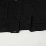 ONI 03502ZR-BKBK 'Secret Denim' Coverall Jacket - Rinsed - Black