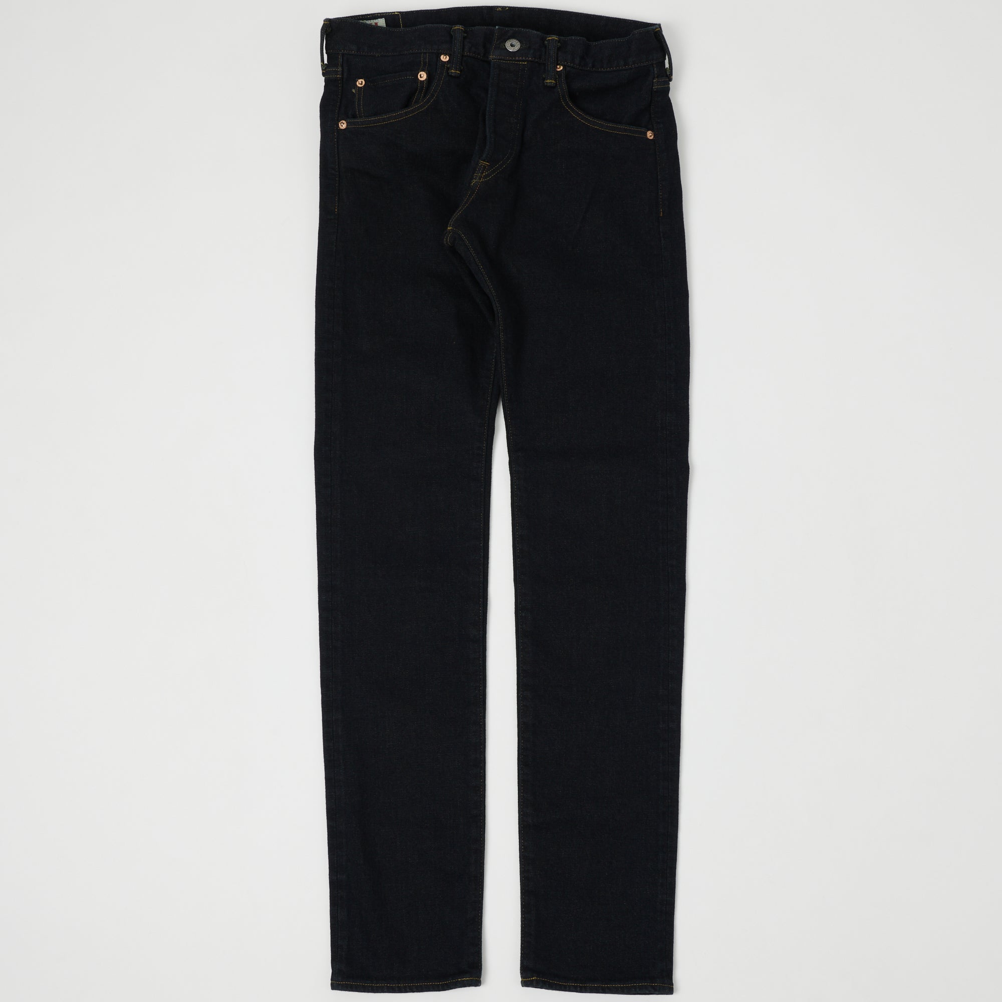 ONI Denim 122S-GR Slim Tapered Jean - Green Overdye One Wash