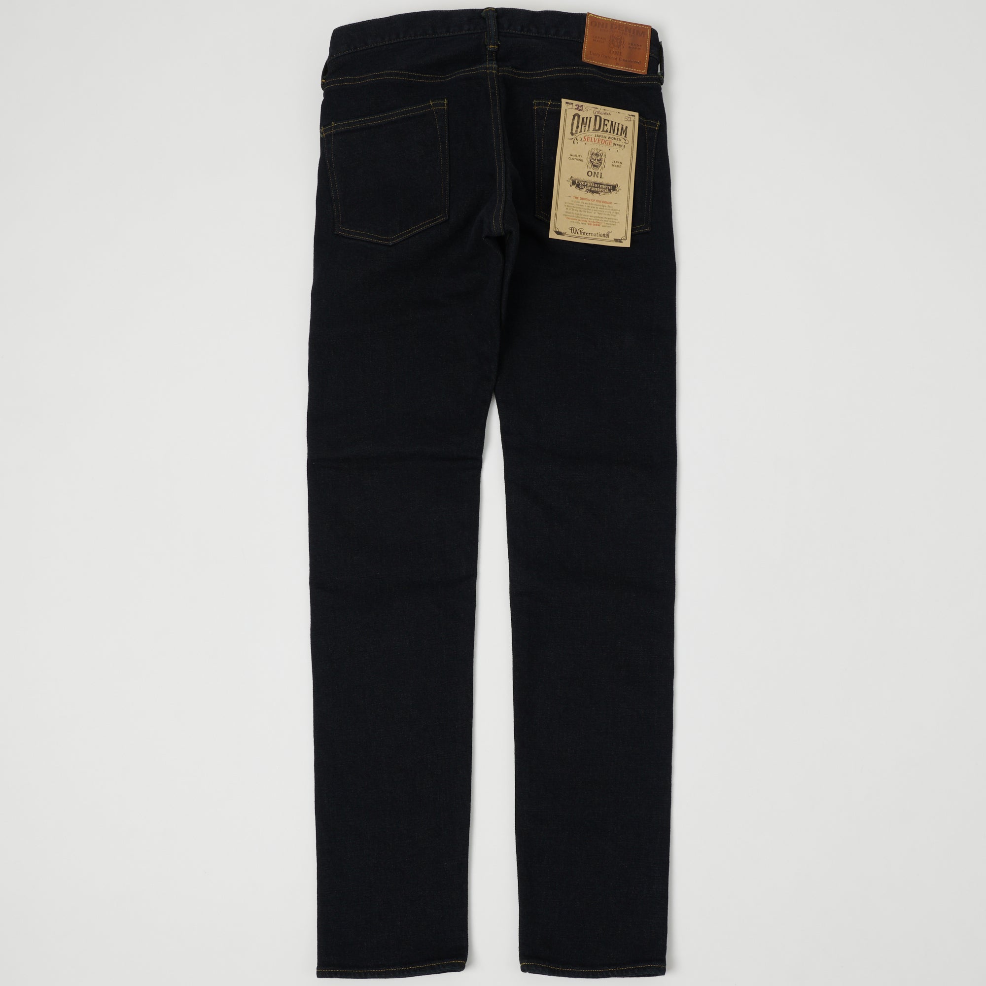 ONI Denim 122S-GR Slim Tapered Jean - Green Overdye One Wash