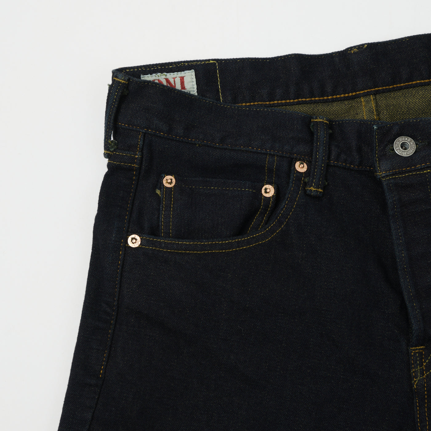 ONI Denim 122S-GR Slim Tapered Jean - Green Overdye One Wash