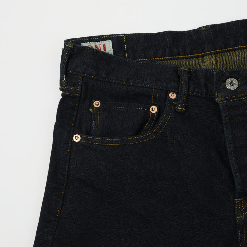 ONI 122S-GR Slim Tapered Jean - Green Overdye One Wash