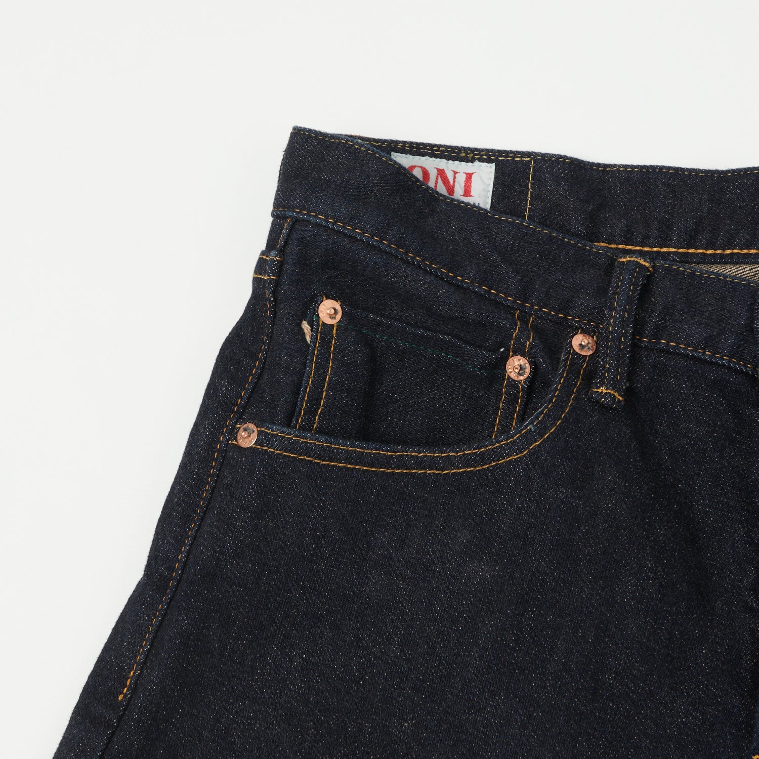 ONI Denim 122S-BE 15oz Slim Tapered Stretch Jean - One Wash