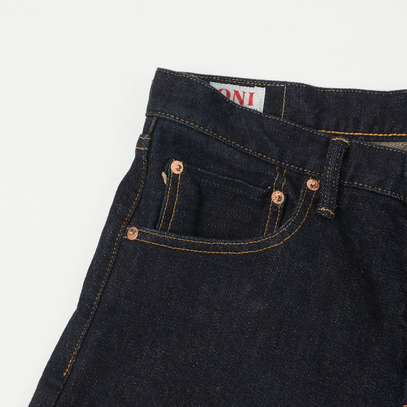 ONI 122S-BE 15oz Regular Tapered Stretch Jean - One Wash