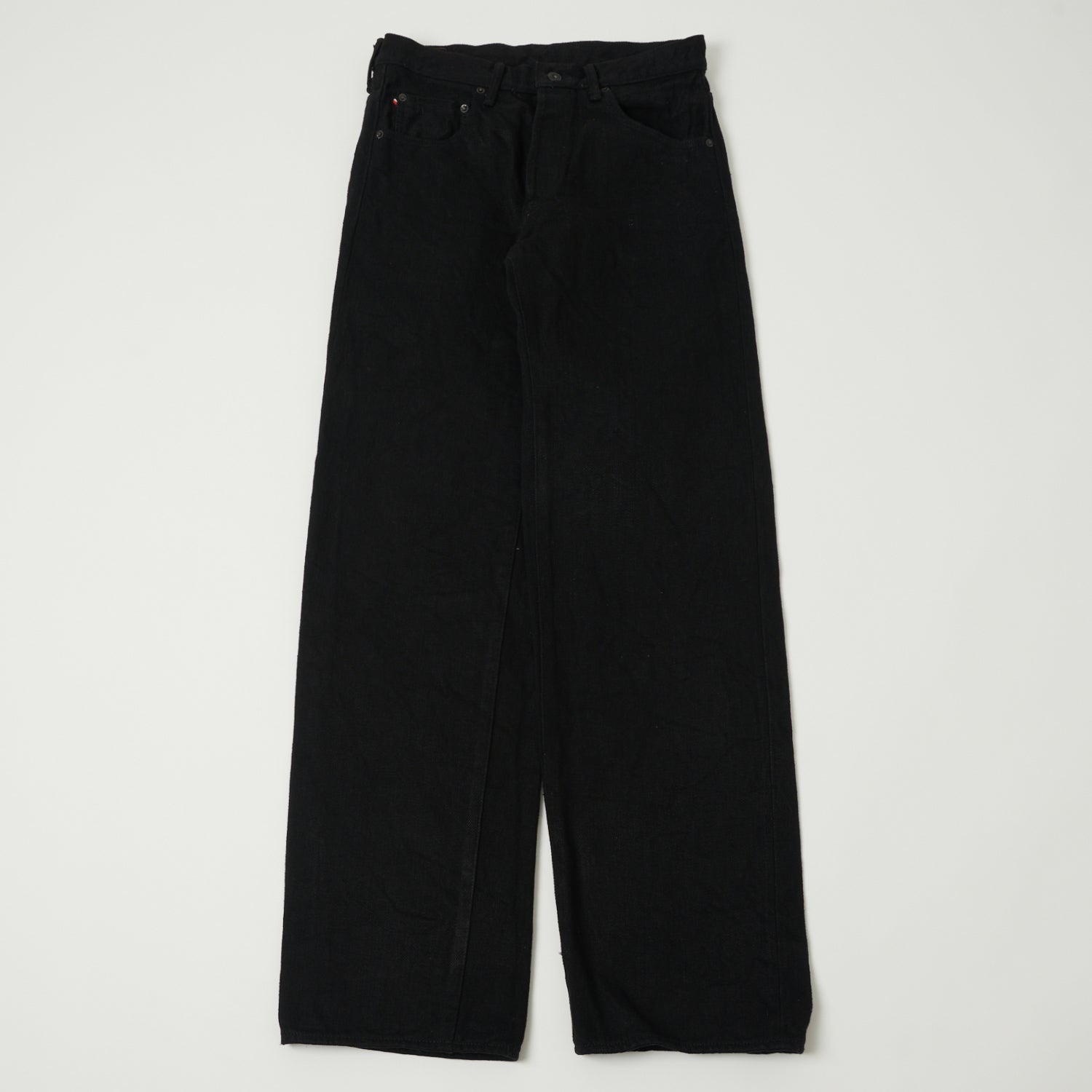 ONI Denim 200ZR-BKBK 20oz 'Secret Denim' Wide Straight Jean - Black One Wash