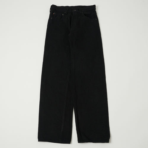 ONI Denim 200ZR-BKBK 20oz 'Secret Denim' Wide Straight Jean - Black One Wash