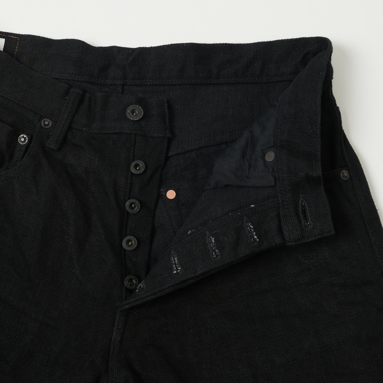 ONI Denim 200ZR-BKBK 20oz 'Secret Denim' Wide Straight Jean - Black One Wash